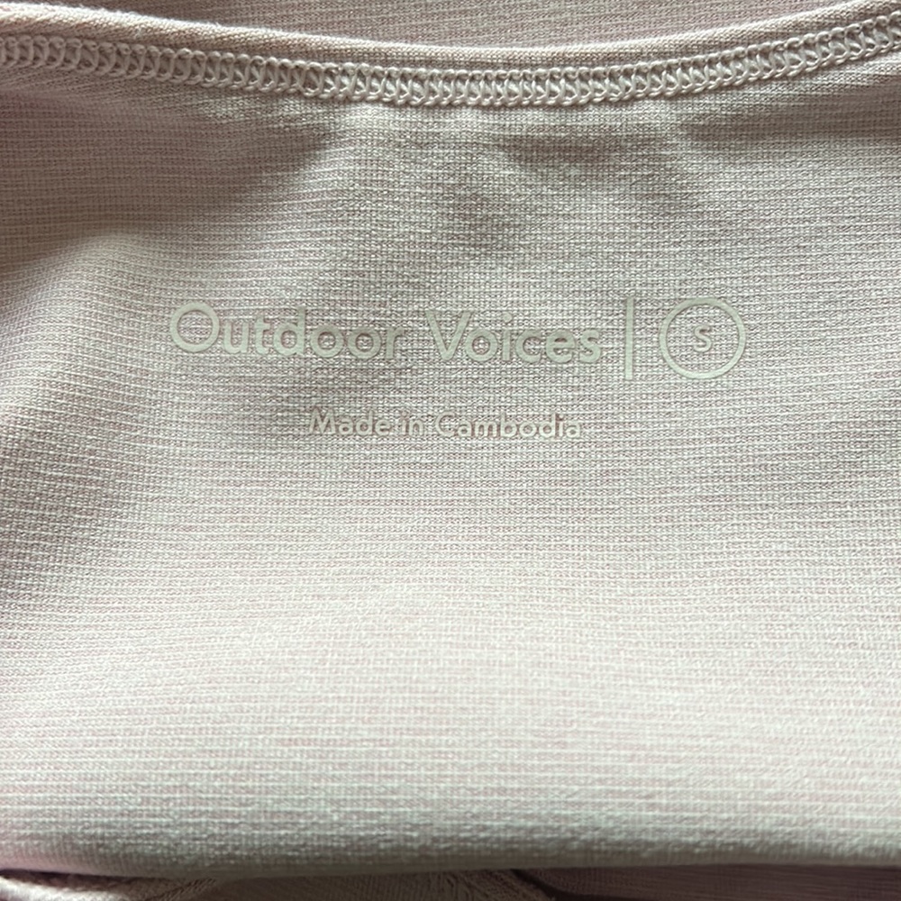 Outdoor Voices Crop Slashback Sports Bra Size Small - Picture 6 of 12